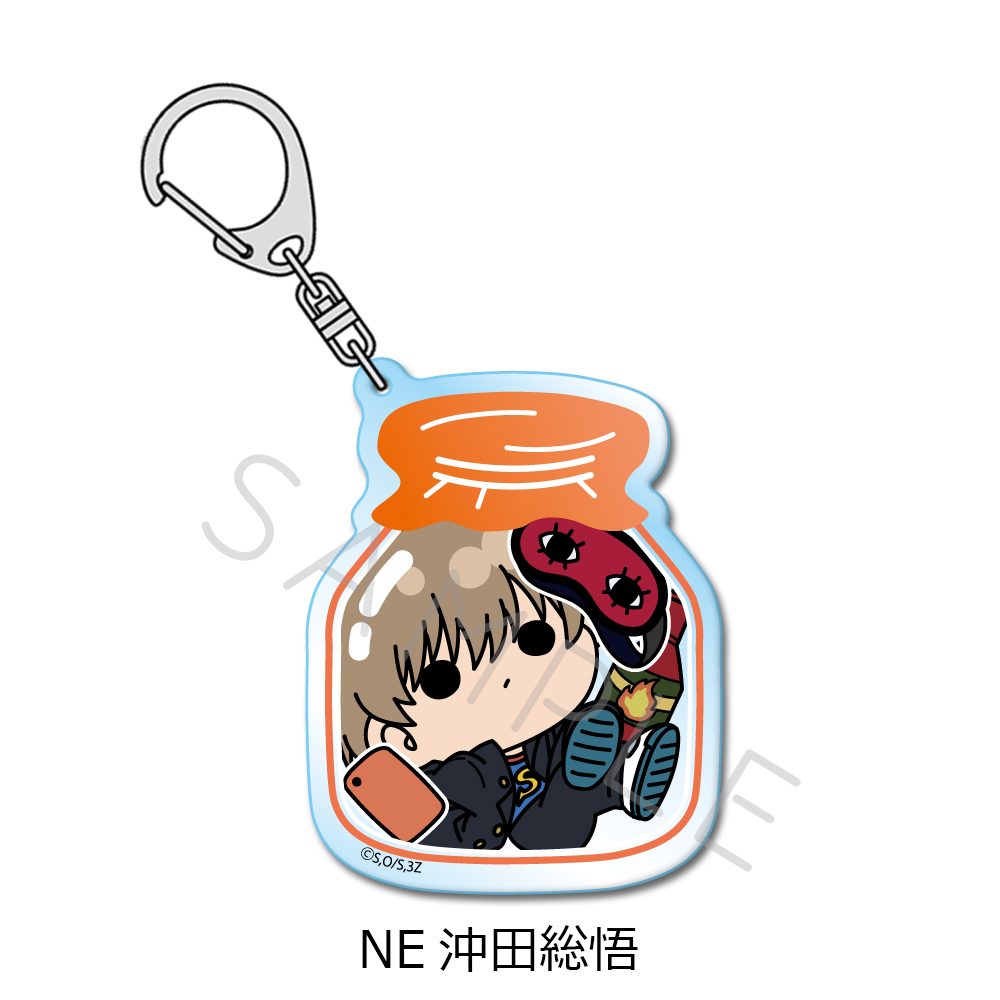 3年Z組銀八先生 アクリルキーホルダー mochochoシリーズ第2弾 NE 沖田総悟 ("3-Z Class Ginpachi-sensei" Acrylic Key Chain mochocho Series Vol. 2 NE Okita Sougo)