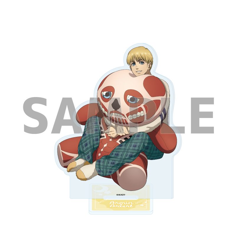 アクリルスタンド 進撃の巨人 The Final Season 06 アルミン・アルレルト くつろぎVer.(描き下ろしイラスト) (Acrylic Stand "Attack on Titan The Final Season" 06 Armin Arlert Relax Ver. (Original Illustration))