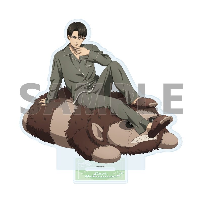 アクリルスタンド 進撃の巨人 The Final Season 07 リヴァイ・アッカーマン くつろぎVer.(描き下ろしイラスト) (Acrylic Stand "Attack on Titan The Final Season" 07 Levi Ackerman Relax Ver. (Original Illustration))