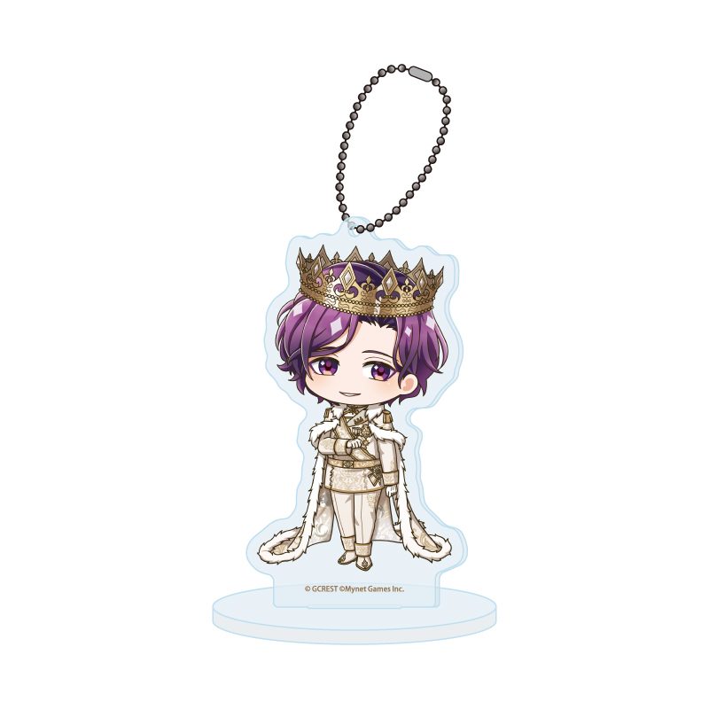 アクリルスタンドキーホルダー 夢王国と眠れる100人の王子様 58 ジーク(ミニキャライラスト) (Acrylic Stand Key Chain "100 Sleeping Princes and the Kingdom of Dreams" 58 Sieg (Mini Character Illustration))