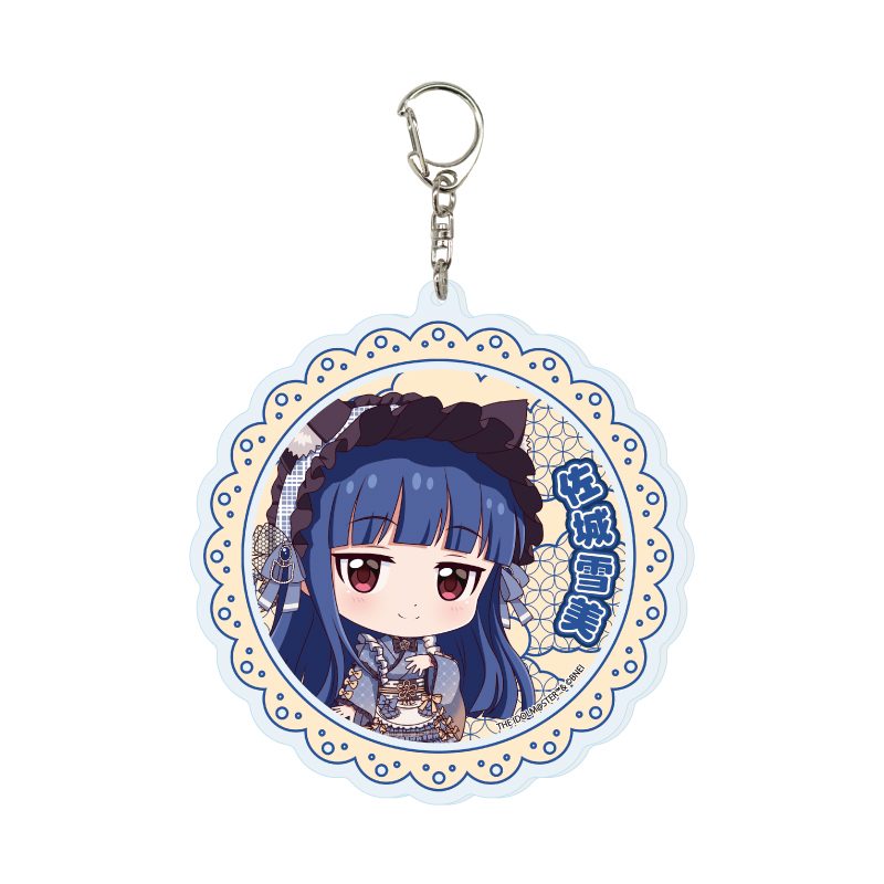 デカアクリルキーホルダー アイドルマスター シンデレラガールズ 14 佐城雪美 和洋可憐Ver.(ミニキャライラスト) (Deka Acrylic Key Chain "The Idolmaster Cinderella Girls" 14 Sajo Yukimi Wayo Karen Ver. (Mini Character Illustration))