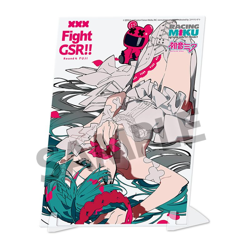 レーシングミク 2025 Rd.4 FUJI Ver. ビジュアルアクリルプレート (Racing Miku 2025 Rd.4 FUJI Ver. Visual Acrylic Plate)