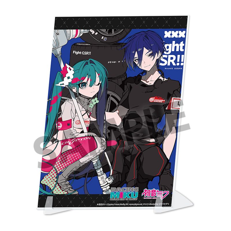 レーシングミク 2025 Rd.5 SUZUKA Ver. ビジュアルアクリルプレート (Racing Miku 2025 Rd.5 SUZUKA Ver. Visual Acrylic Plate)