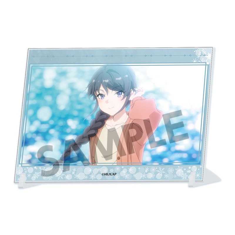 青春ブタ野郎はサンタクロースの夢を見ない A6ビジュアルアクリルプレート 桜島麻衣 ("Rascal Does Not Dream of Santa Claus" A6 Visual Acrylic Plate Sakurajima Mai)