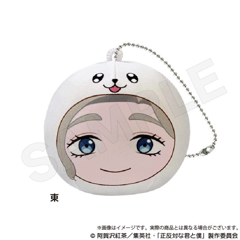 正反対な君と僕 クッションキーホルダー 東 ("You and I are Polar Opposites" Cushion Key Chain Azuma)