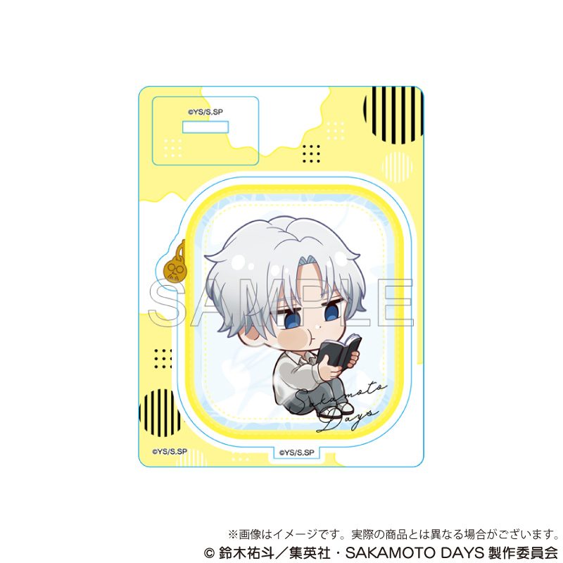 SAKAMOTO DAYS ミニキャラスタンド ポーチいんVer. X(スラー) ("Sakamoto Days" Mini Character Stand Pouch In Ver. X (Slur))