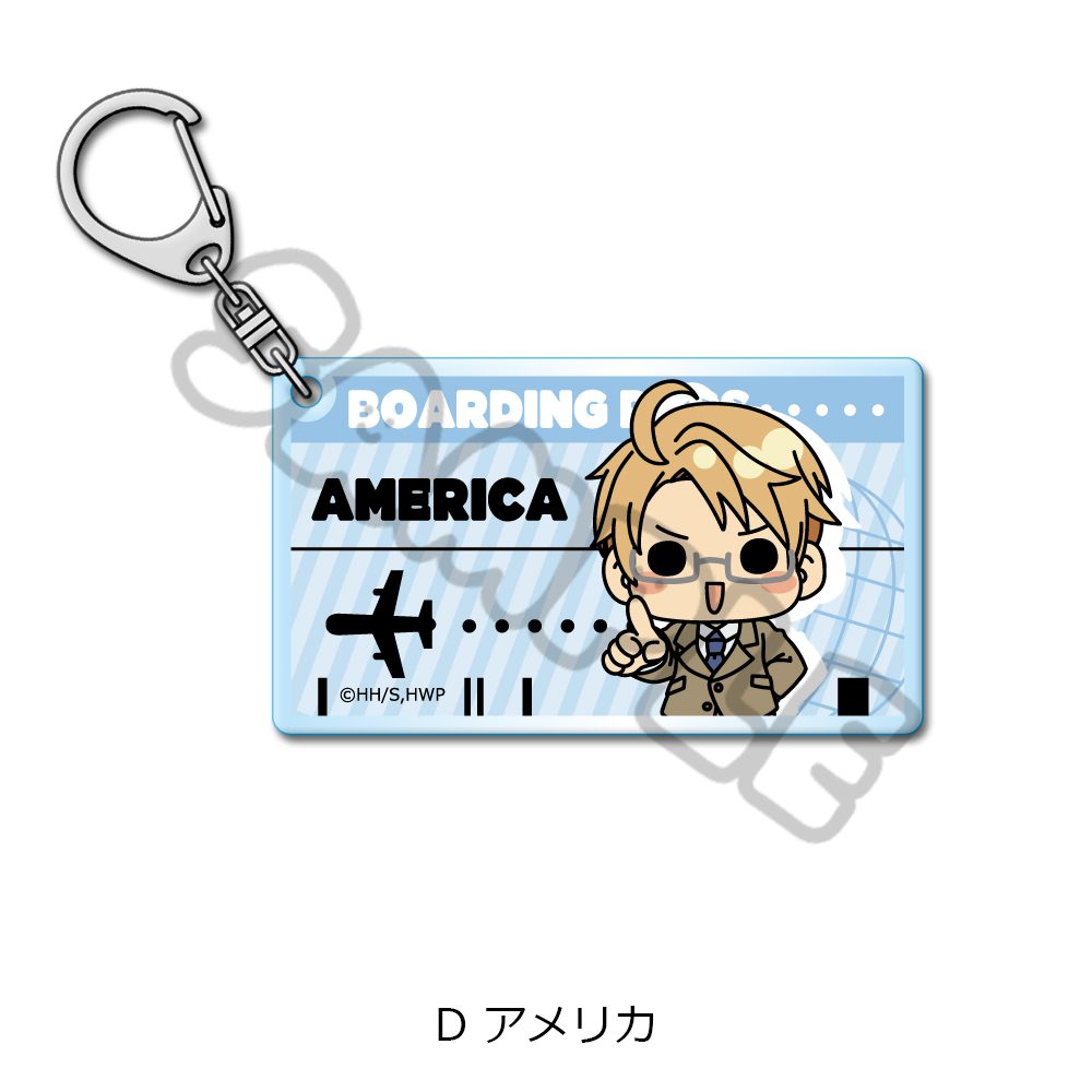 ヘタリア World☆Stars アクリルキーホルダー D アメリカ ("Hetalia World Stars" Acrylic Key Chain D USA)