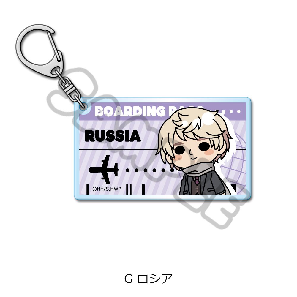 ヘタリア World☆Stars アクリルキーホルダー G ロシア ("Hetalia World Stars" Acrylic Key Chain G Russia)
