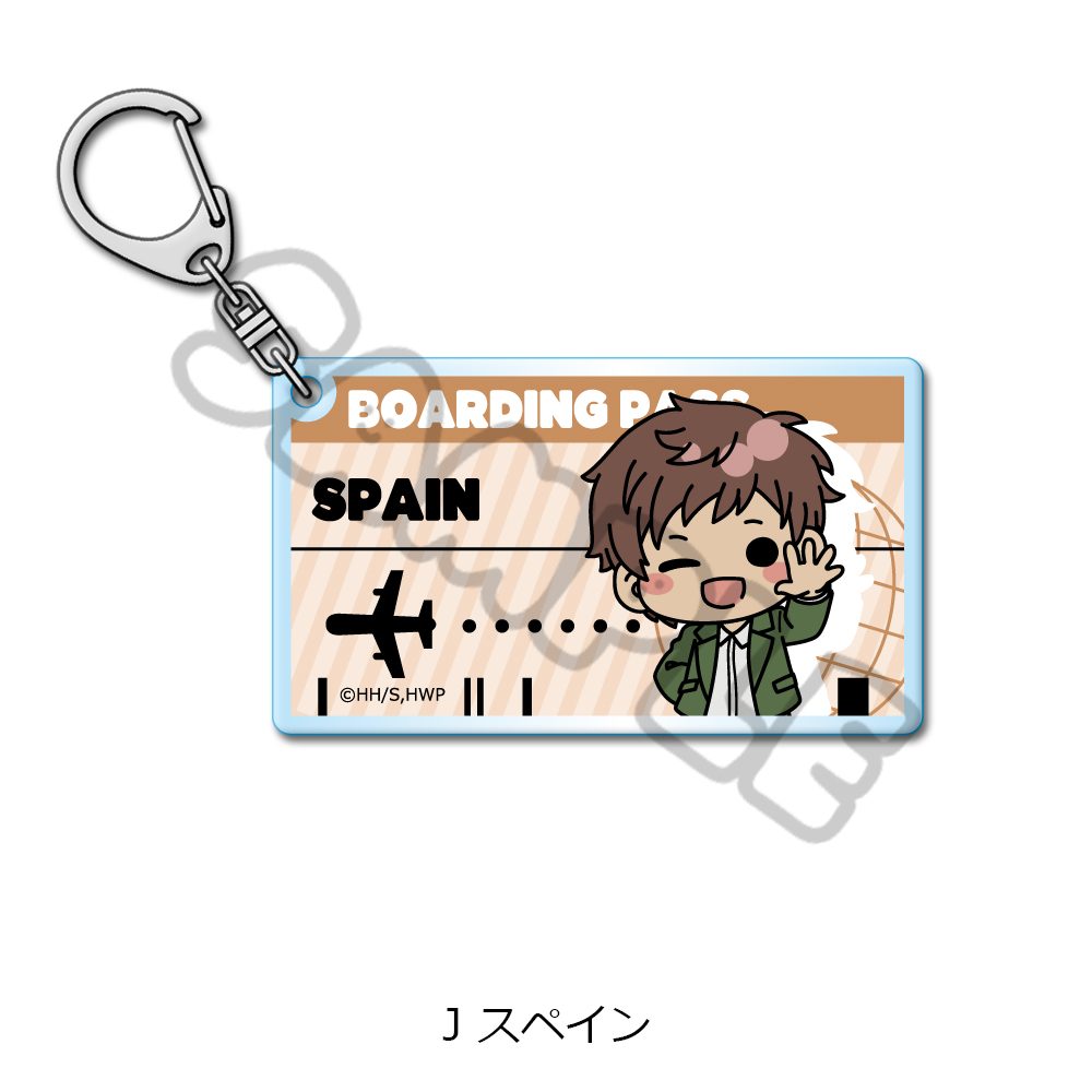 ヘタリア World☆Stars アクリルキーホルダー J スペイン ("Hetalia World Stars" Acrylic Key Chain J Spain)