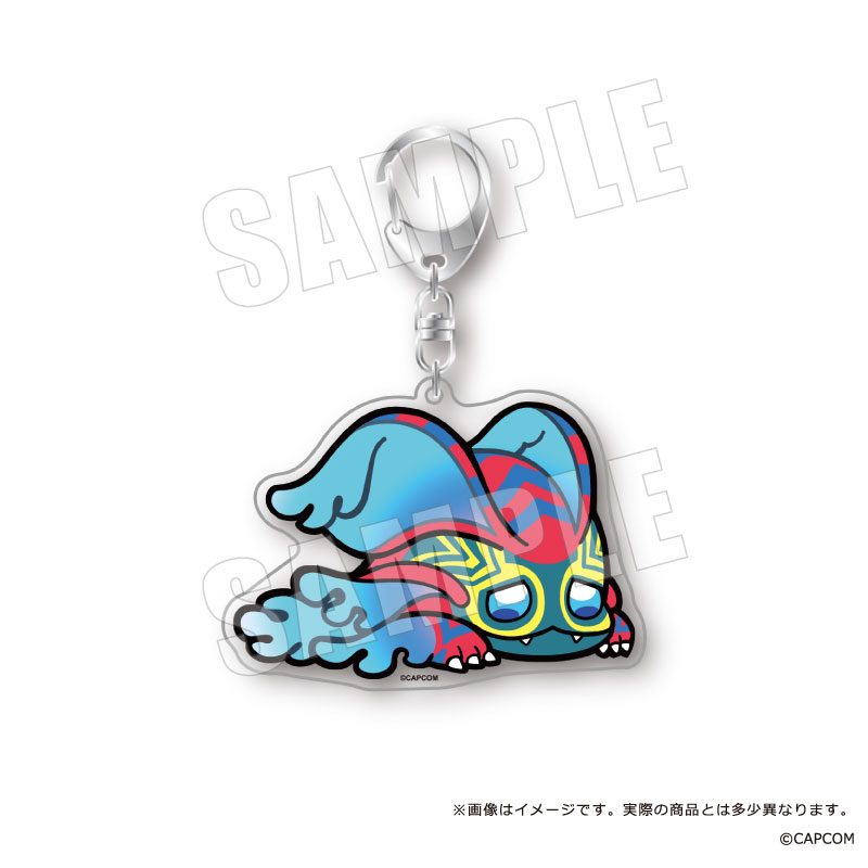 モンスターハンターワイルズ×ぶくぶ おおきめアクリルキーホルダー 13 ウズ・トゥナ ("Monster Hunter Wilds" x Bkub Big Acrylic Key Chain 13 Uth Duna)