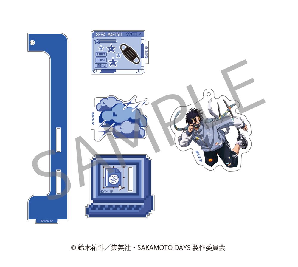 SAKAMOTO DAYS ゆらゆらアクリルスタンド デコラVer. 勢羽真冬 ("Sakamoto Days" Yurayura Acrylic Stand DECORA Ver. Seba Mafuyu)