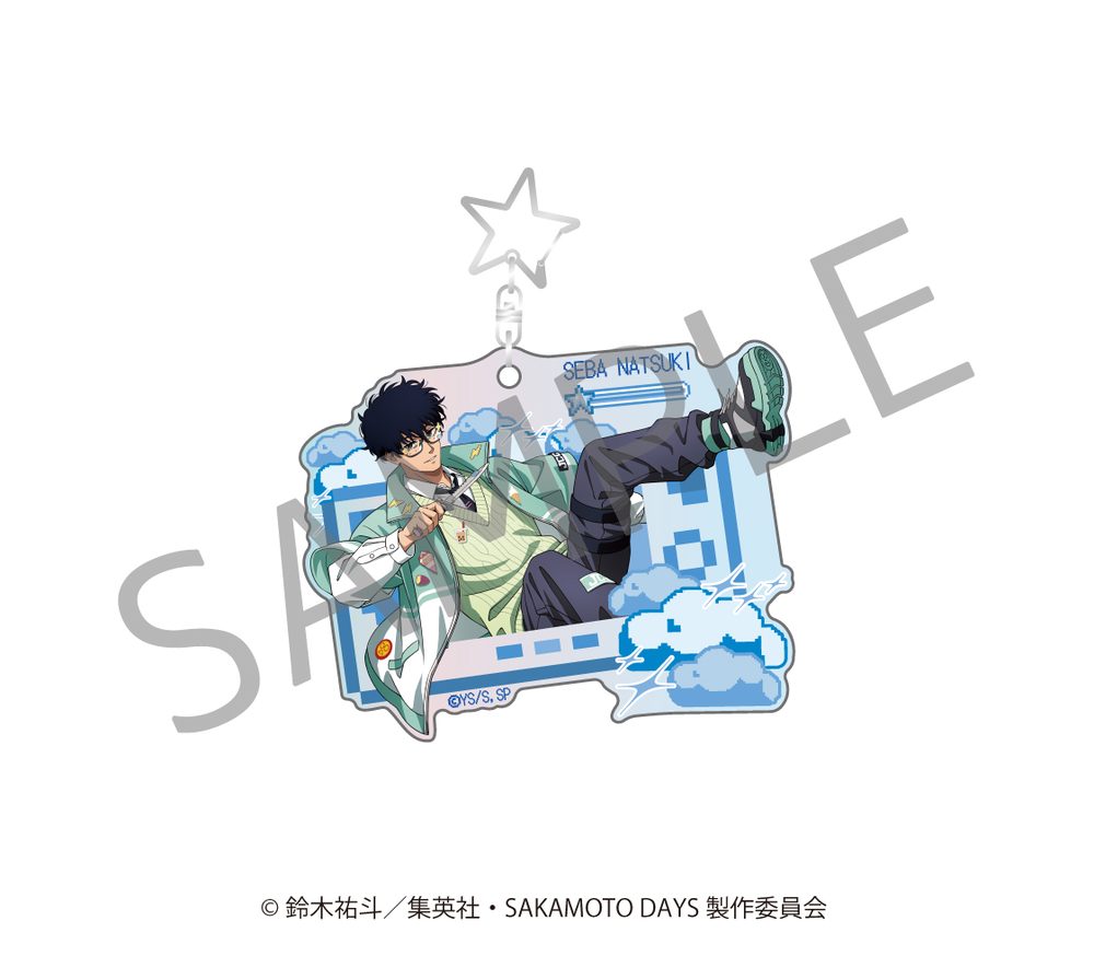 SAKAMOTO DAYS オーロラアクリルキーホルダー デコラVer. 勢羽夏生 ("Sakamoto Days" Aurora Acrylic Key Chain DECORA Ver. Seba Natsuki)