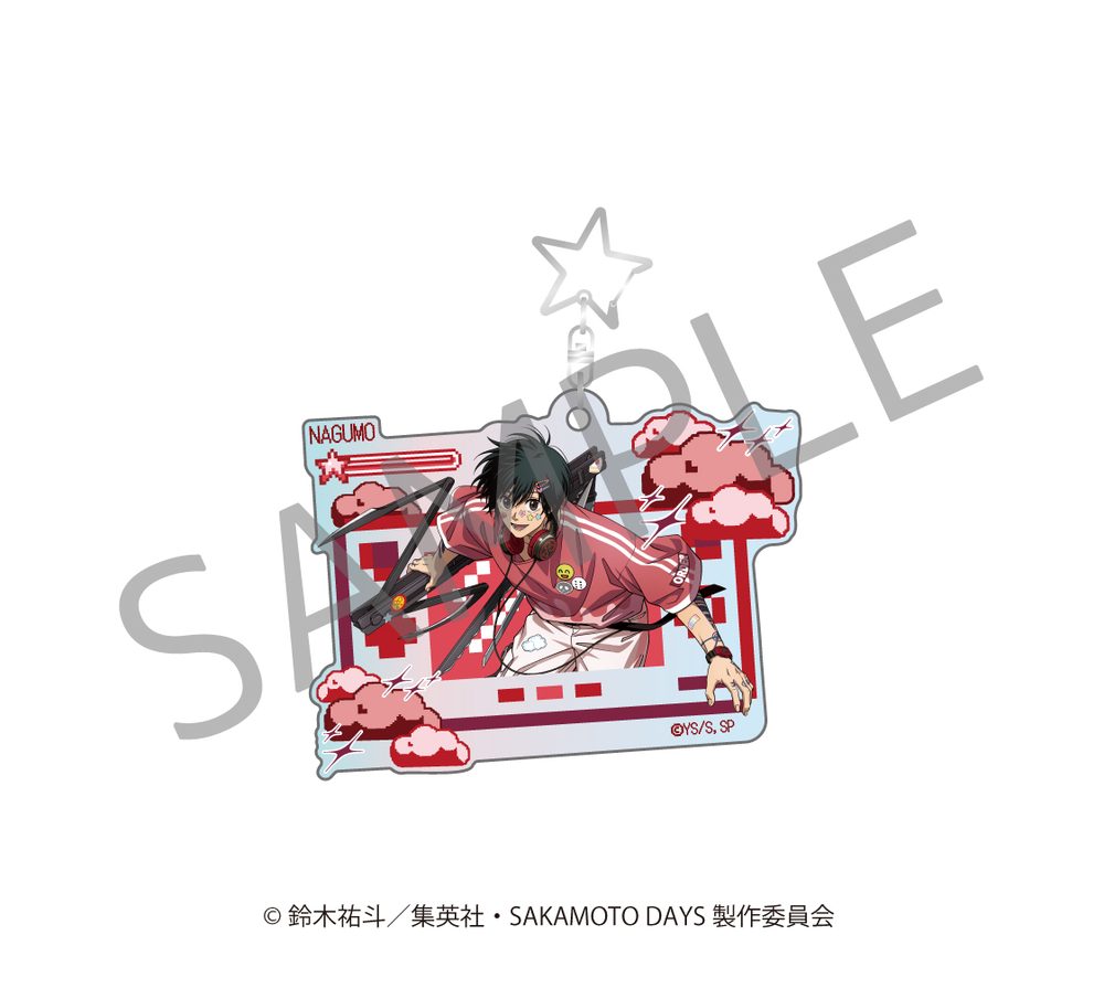 SAKAMOTO DAYS オーロラアクリルキーホルダー デコラVer. 南雲 ("Sakamoto Days" Aurora Acrylic Key Chain DECORA Ver. Nagumo)