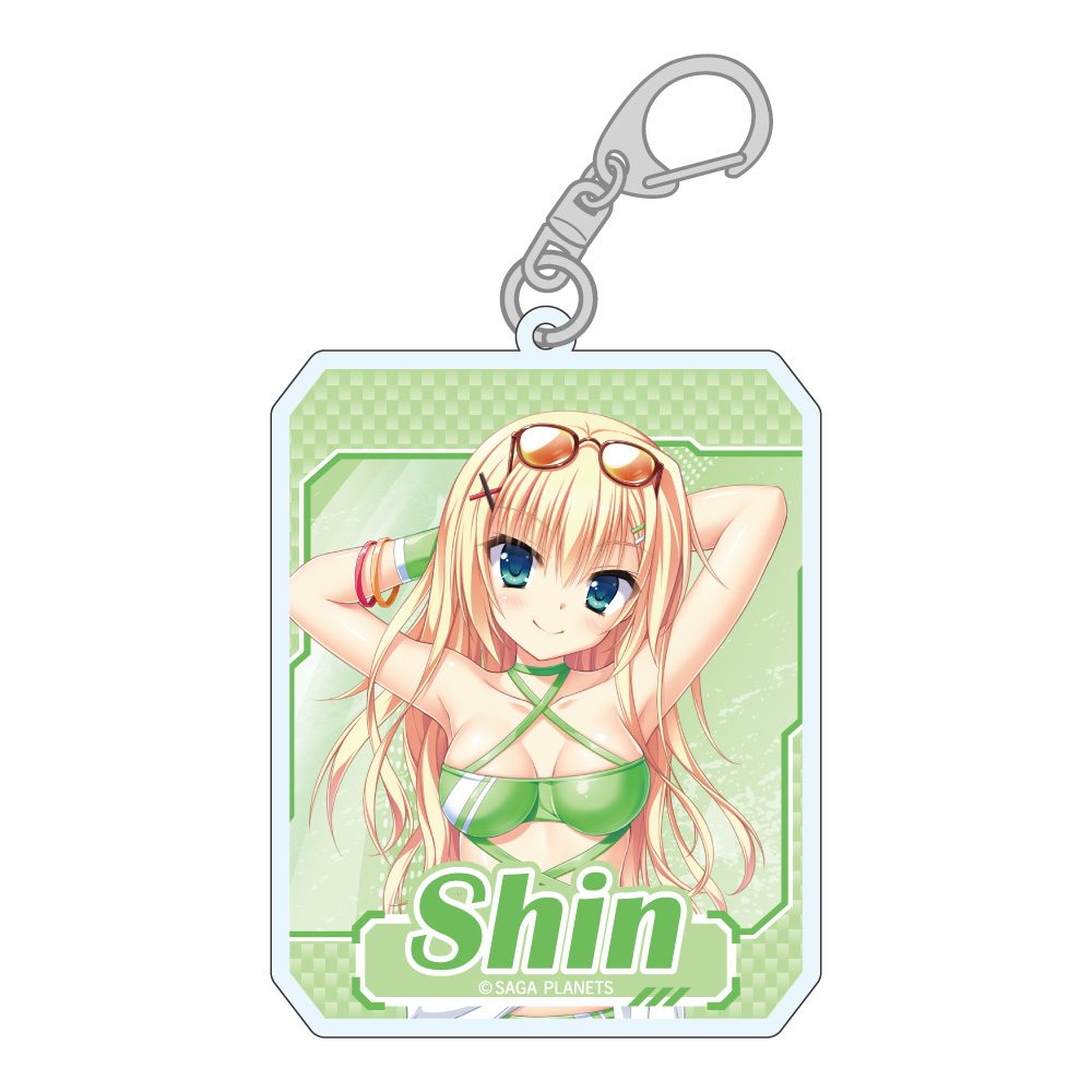 カルマルカ*サークル 描き下ろし アクリルキーホルダー 朝比奈晴 RQVer. ("Karumaruka Circle" Original Illustration Acrylic Key Chain Asahina Shin RQ Ver.)