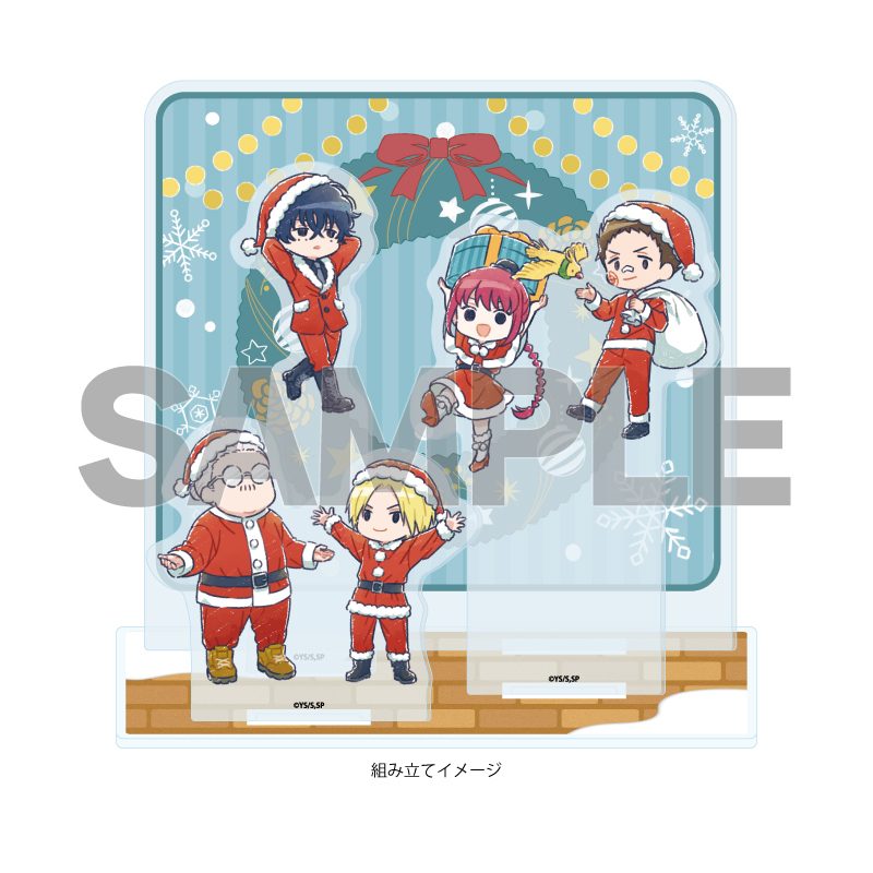 プレミアムアクリルジオラマプレート SAKAMOTO DAYS 11 デザインA クリスマスVer.(グラフアートイラスト) (Premium Acrylic Diorama Plate "Sakamoto Days" 11 Design A Christmas Ver. (Graff Art Illustration))