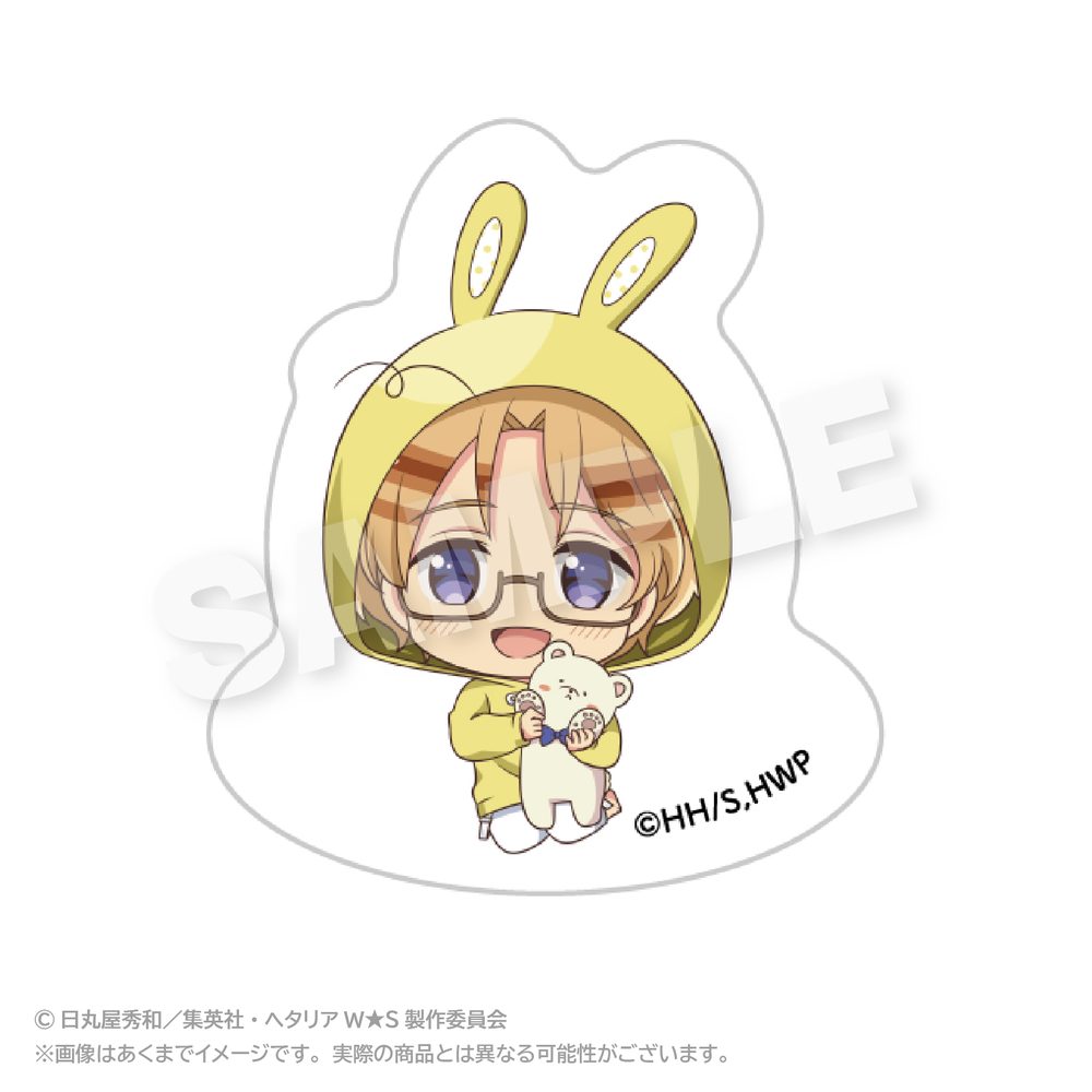 ヘタリア World☆Stars ゆらゆらアクリルマスコット アニマルパーカーVer. カナダ ("Hetalia World Stars" Yurayura Acrylic Mascot Animal Hoodie Ver. Canada)