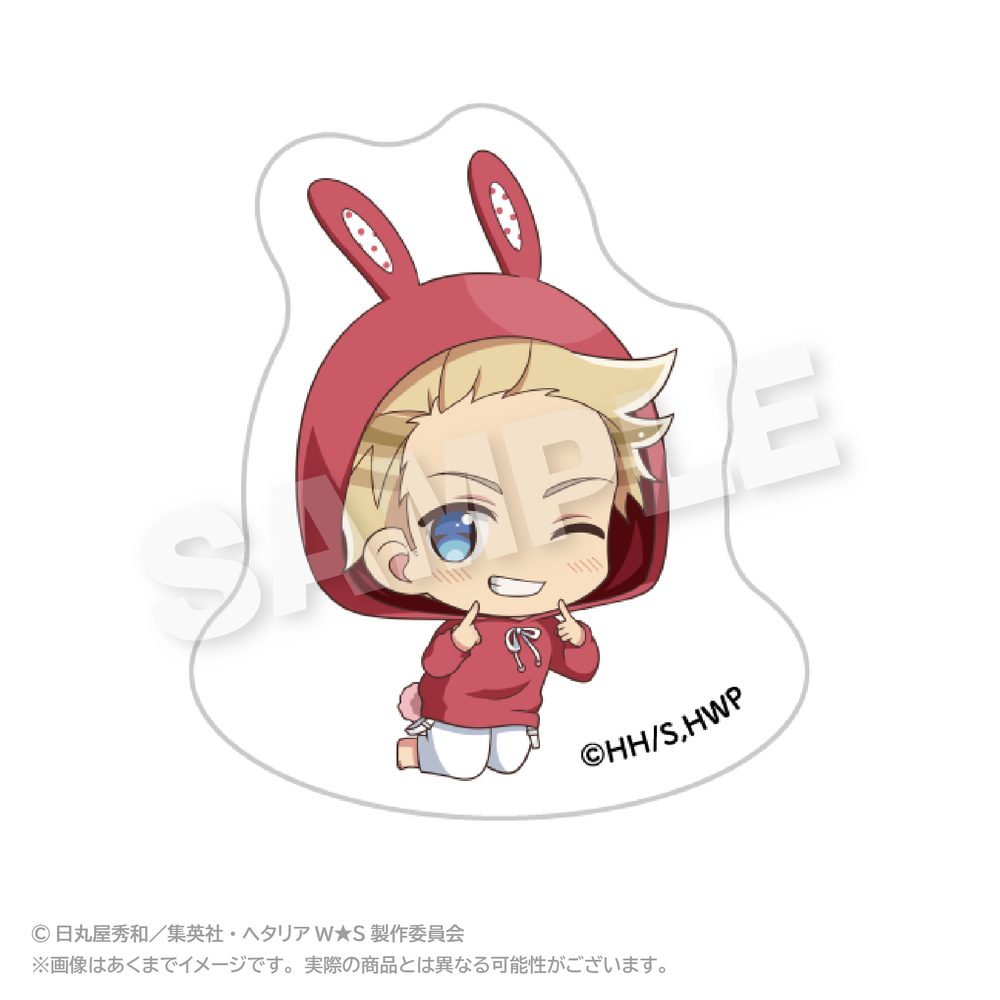 ヘタリア World☆Stars ゆらゆらアクリルマスコット アニマルパーカーVer. デンマーク ("Hetalia World Stars" Yurayura Acrylic Mascot Animal Hoodie Ver. Denmark)