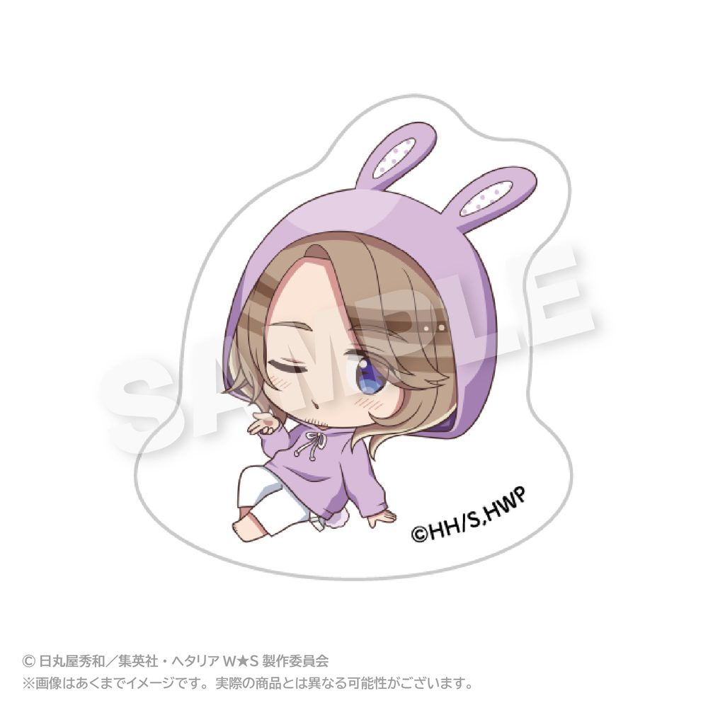 ヘタリア World☆Stars ゆらゆらアクリルマスコット アニマルパーカーVer. フランス ("Hetalia World Stars" Yurayura Acrylic Mascot Animal Hoodie Ver. France)