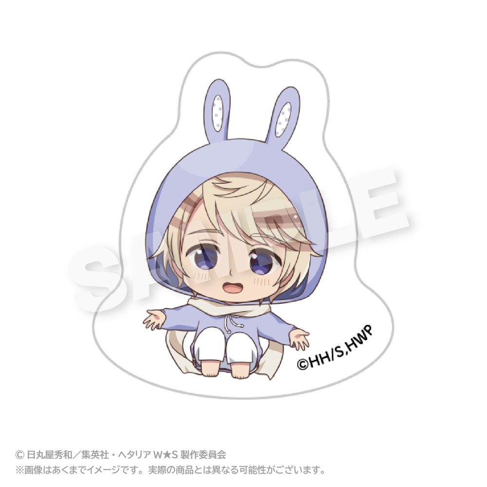 ヘタリア World☆Stars ゆらゆらアクリルマスコット アニマルパーカーVer. ロシア ("Hetalia World Stars" Yurayura Acrylic Mascot Animal Hoodie Ver. Russia)