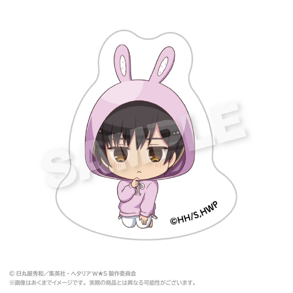ヘタリア World☆Stars ゆらゆらアクリルマスコット アニマルパーカーVer. 日本 ("Hetalia World Stars" Yurayura Acrylic Mascot Animal Hoodie Ver. Japan)