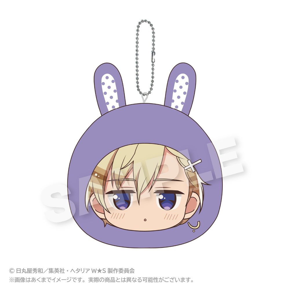 ヘタリア World☆Stars クッションキーホルダー アニマルパーカーVer. ノルウェー ("Hetalia World Stars" Cushion Key Chain Animal Hoodie Ver. Norway)