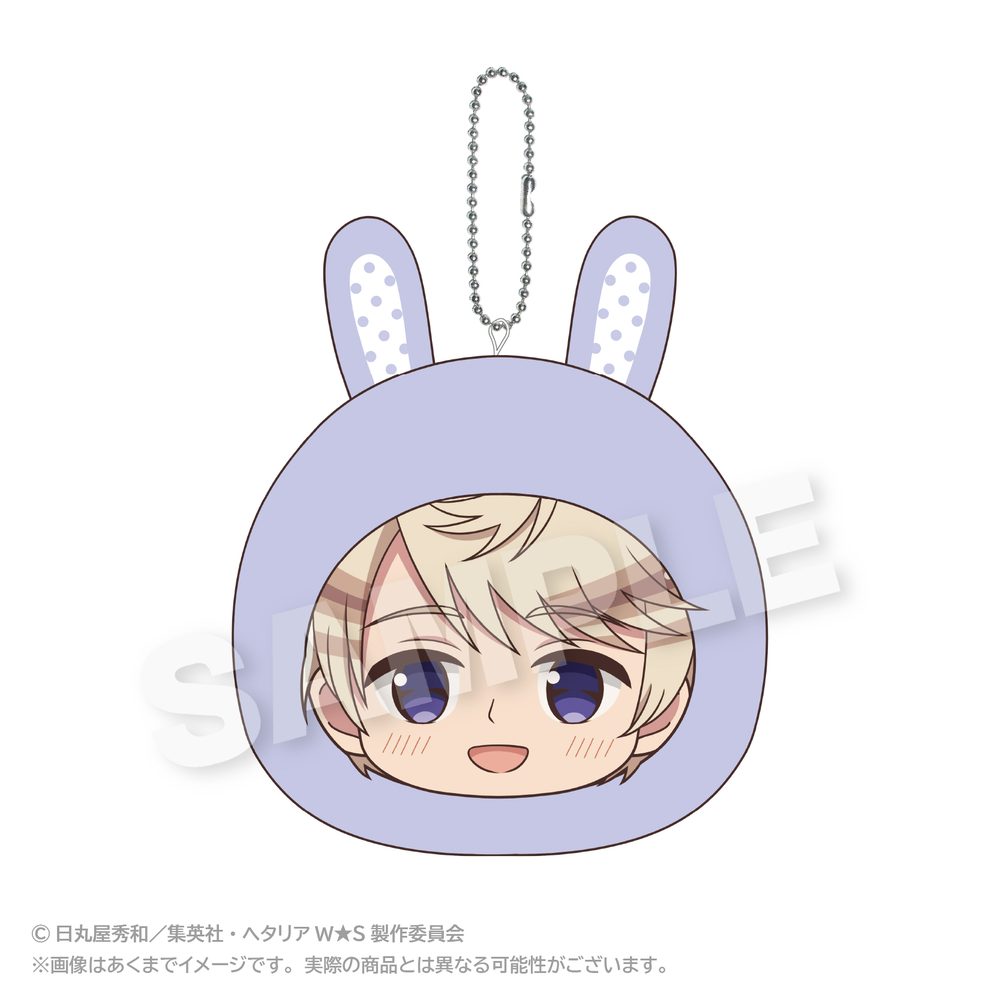 ヘタリア World☆Stars クッションキーホルダー アニマルパーカーVer. ロシア ("Hetalia World Stars" Cushion Key Chain Animal Hoodie Ver. Russia)