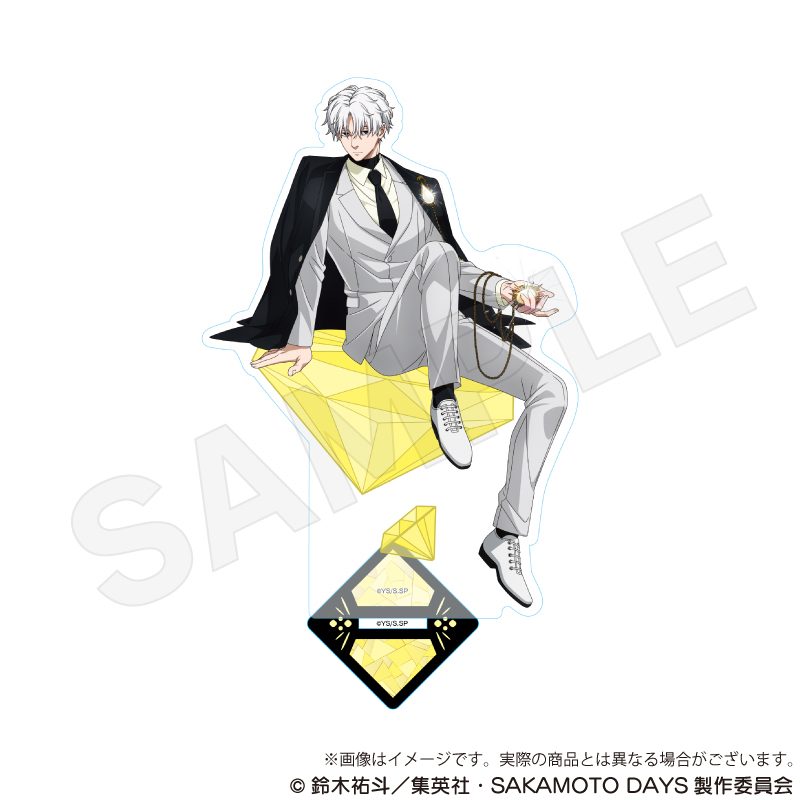 SAKAMOTO DAYS アクリルスタンド 宝石Ver. X(スラー) ("Sakamoto Days" Acrylic Stand Jewelry Ver. X (Slur))