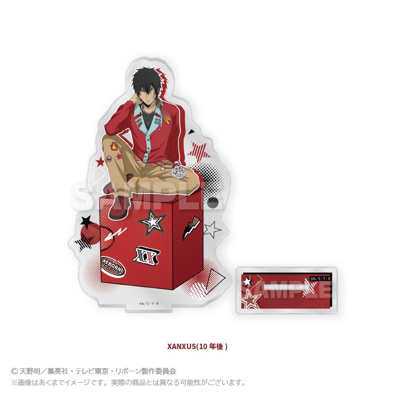 家庭教師ヒットマンREBORN! アクリルスタンド Decorative style Ver. XANXUS(10年後) ("Reborn!" Acrylic Stand Decorative Style Ver. XANXUS (10 Years Later))