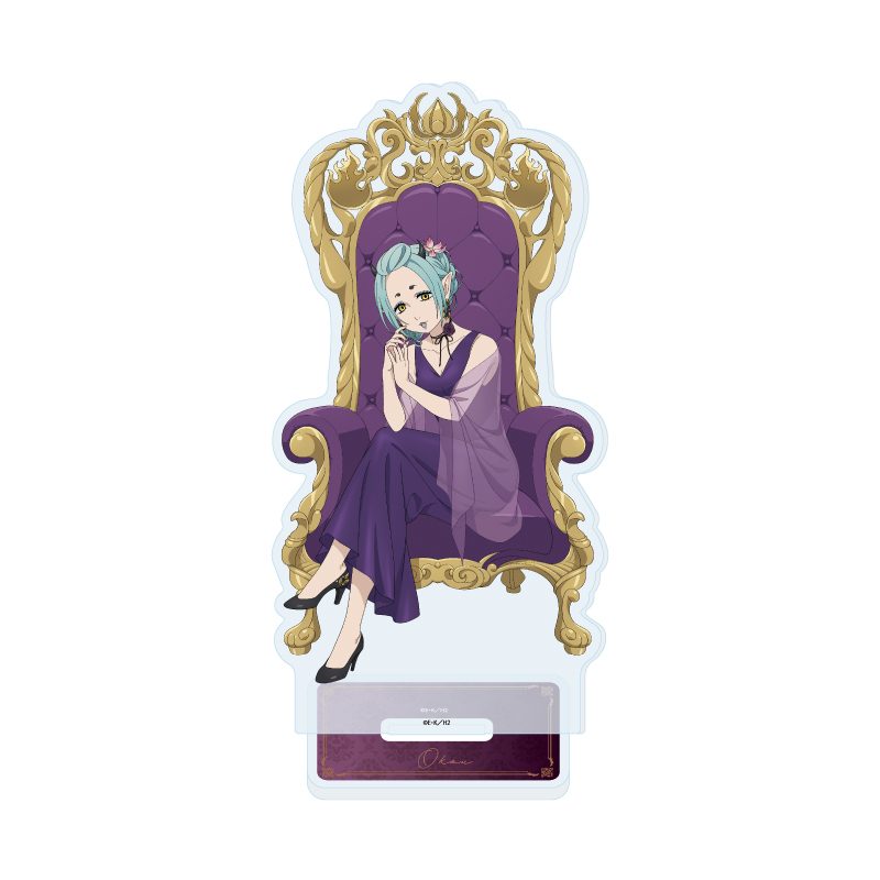 アクリルスタンド 鬼灯の冷徹 14 お香 玉座&スーツVer.(描き下ろしイラスト) (Acrylic Stand "Hozuki's Coolheadedness" 14 Okou Throne & Suit Ver. (Original Illustration))