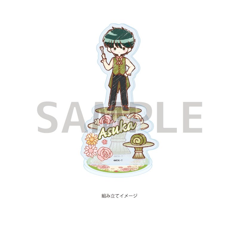 アクリルスタンドプレート 怪盗セイント・テール 02 飛鳥大貴 スイーツドレスVer.(グラフアートイラスト) (Acrylic Stand Plate "Saint Tail" 02 Asuka Daiki Sweets Dress Ver. (Graff Art Illustration))