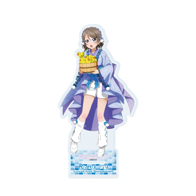 アクリルスタンド ラブライブ!サンシャイン!! 14 和風ドレスVer. 渡辺曜(描き下ろしイラスト) (Acrylic Stand "Love Live! Sunshine!!" 14 Japanese Dress Ver. Watanabe You (Original Illustration))
