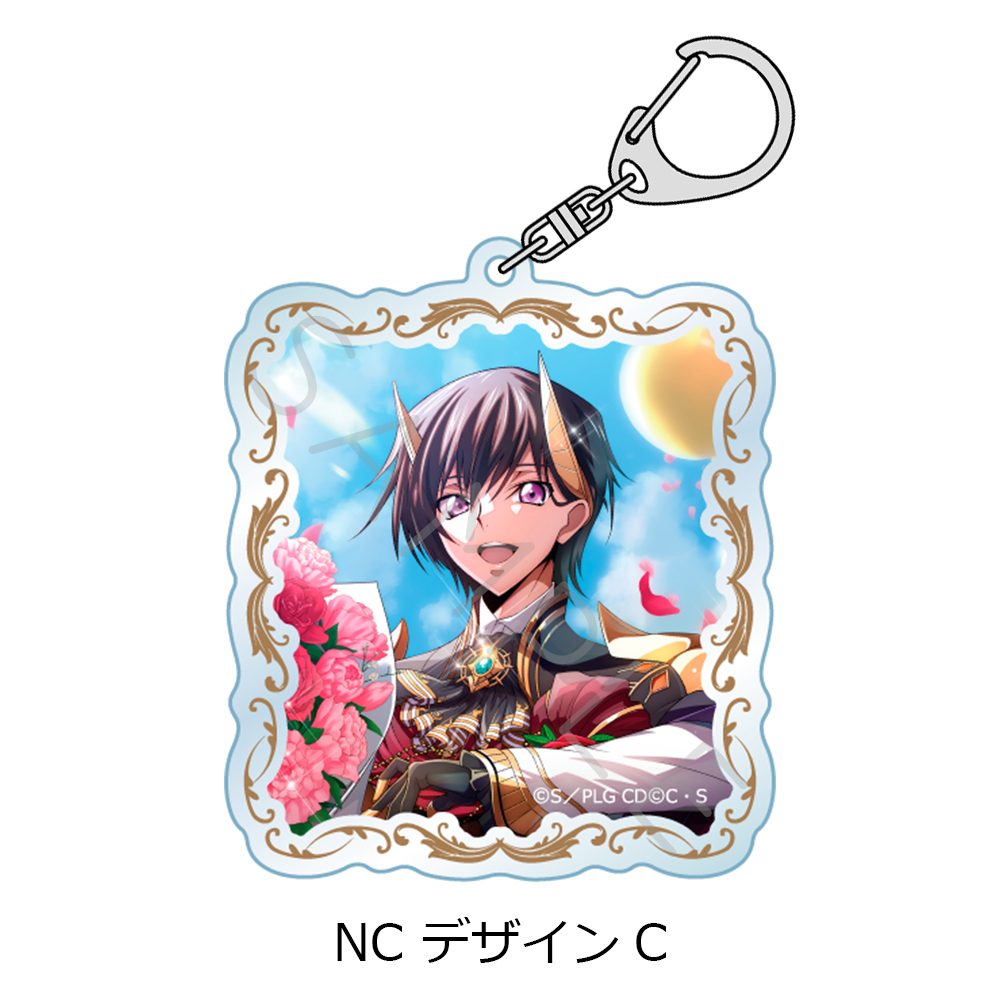 コードギアス 反逆のルルーシュ 第4弾 アクリルキーホルダー NC デザインC ("Code Geass Lelouch of the Rebellion" Vol. 4 Acrylic Key Chain NC Design C)
