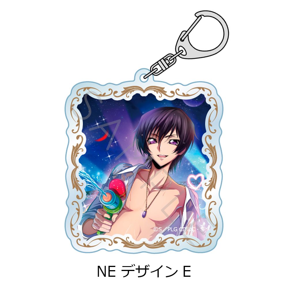 コードギアス 反逆のルルーシュ 第4弾 アクリルキーホルダー NE デザインE ("Code Geass Lelouch of the Rebellion" Vol. 4 Acrylic Key Chain NE Design E)