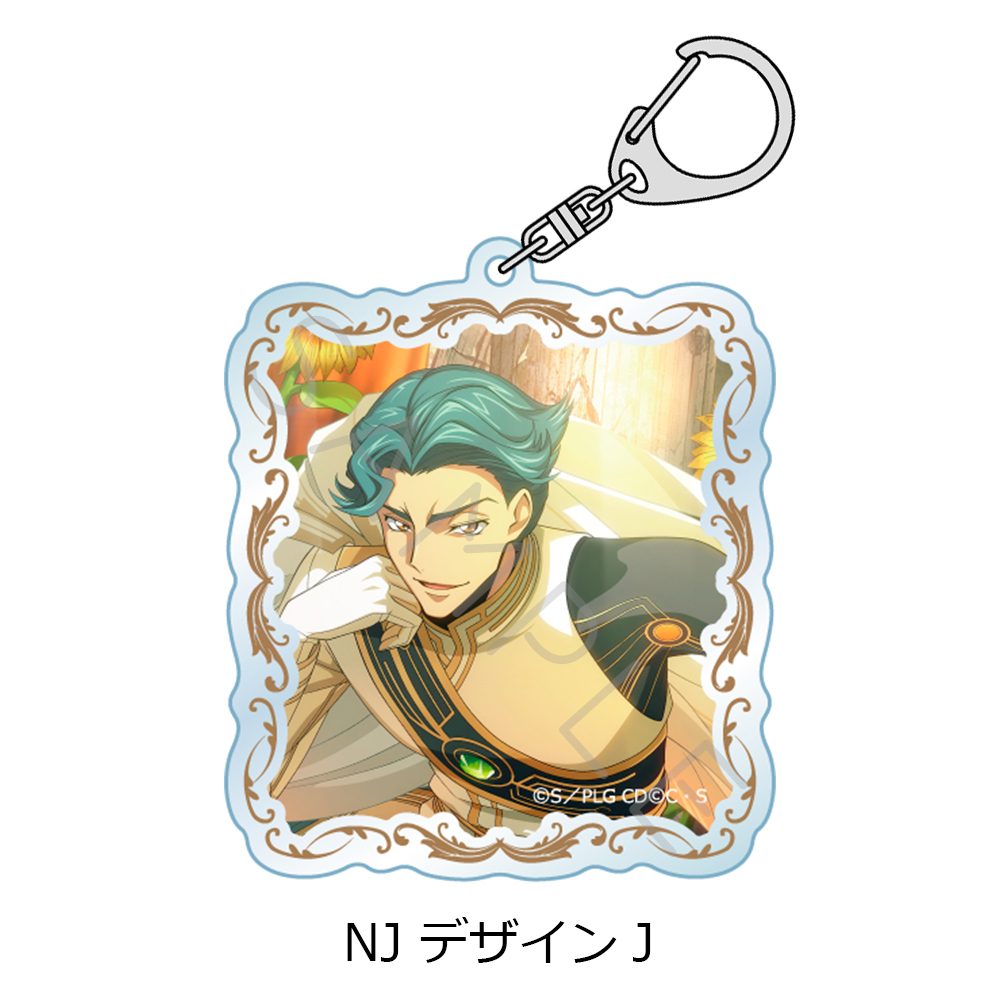 コードギアス 反逆のルルーシュ 第4弾 アクリルキーホルダー NJ デザインJ ("Code Geass Lelouch of the Rebellion" Vol. 4 Acrylic Key Chain NJ Design J)