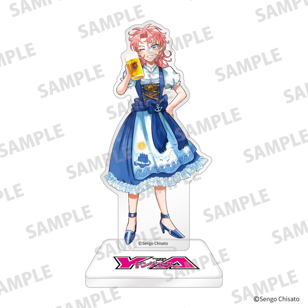 ブルーオーシャンインジアイズ ミニアクリルスタンド ("Blue Ocean in the Eyes" Mini Acrylic Stand)