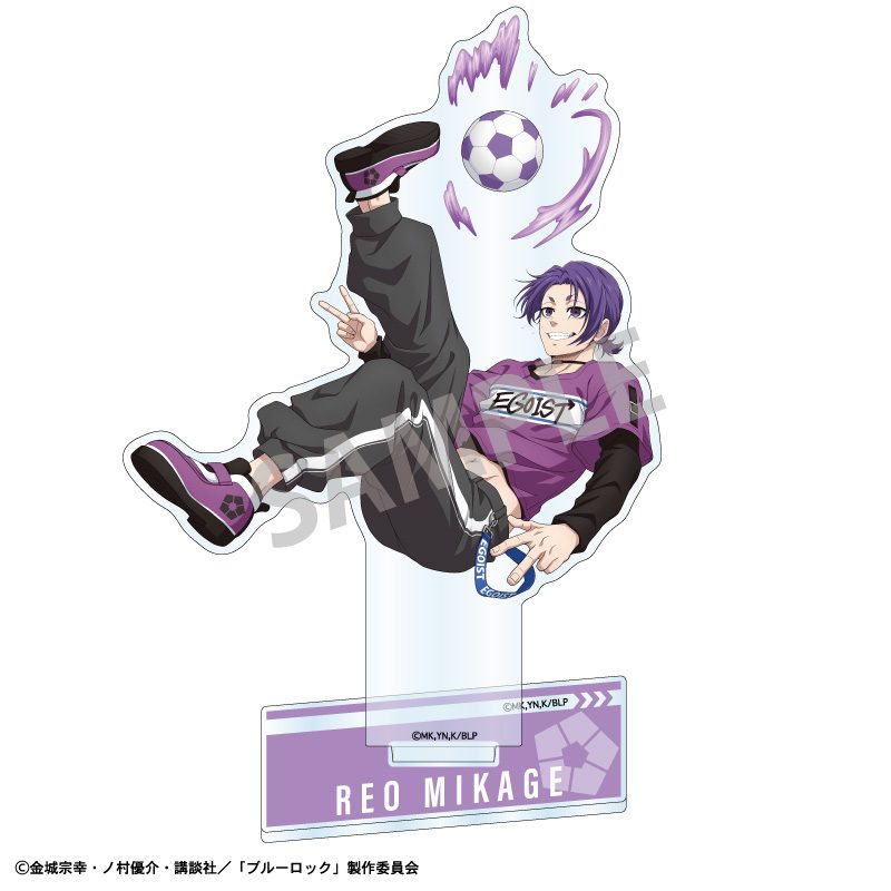 ブルーロック アクリルスタンド 御影玲王 アクロバットサッカー ("Blue Lock" Acrylic Stand Mikage Reo Acrobat Soccer)
