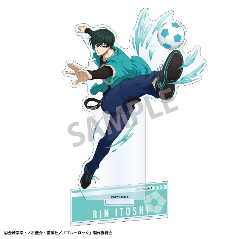 ブルーロック アクリルスタンド 糸師凛 アクロバットサッカー ("Blue Lock" Acrylic Stand Itoshi Rin Acrobat Soccer)