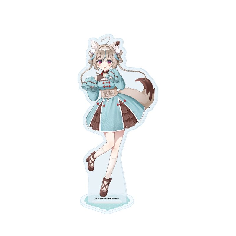 アクリルスタンド Million Production 16 甘狼このみ チャイナロリータVer.(描き起こしイラスト) (Acrylic Stand Million Production 16 Amakami Konomi China Lolita Ver. (Original Illustration))