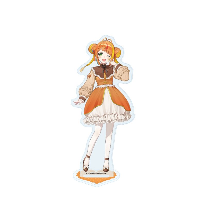 アクリルスタンド Million Production 21 小廻こま チャイナロリータVer.(描き起こしイラスト) (Acrylic Stand Million Production 21 Komawari Koma China Lolita Ver. (Original Illustration))