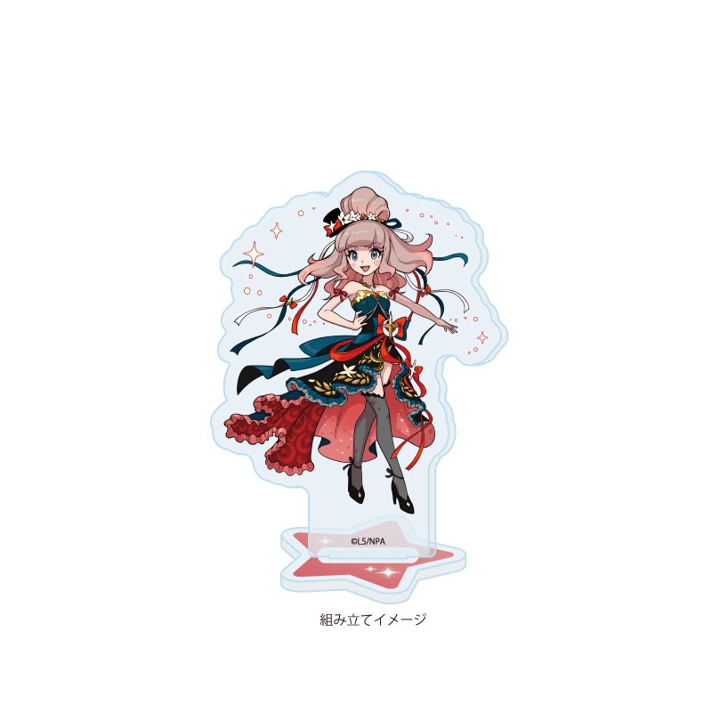アクリルスタンドプレート 妖怪ウォッチ ぷにぷに 04 ミスコンエルゼメキア(公式イラスト) (Acrylic Stand Plate "Youkai Watch Punipuni" 04 Miss Con Elzemekia (Official Illustration))