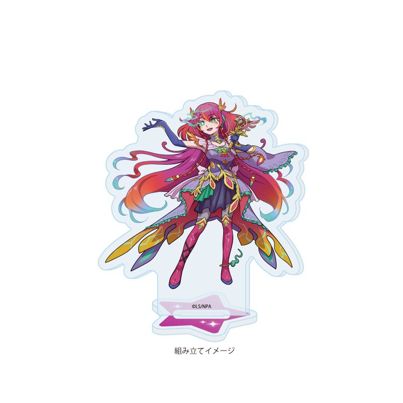 アクリルスタンドプレート 妖怪ウォッチ ぷにぷに 08 雲雀朱音2ndコーデ(公式イラスト) (Acrylic Stand Plate "Youkai Watch Punipuni" 08 Hibari Akane 2nd Coordinate (Official Illustration))