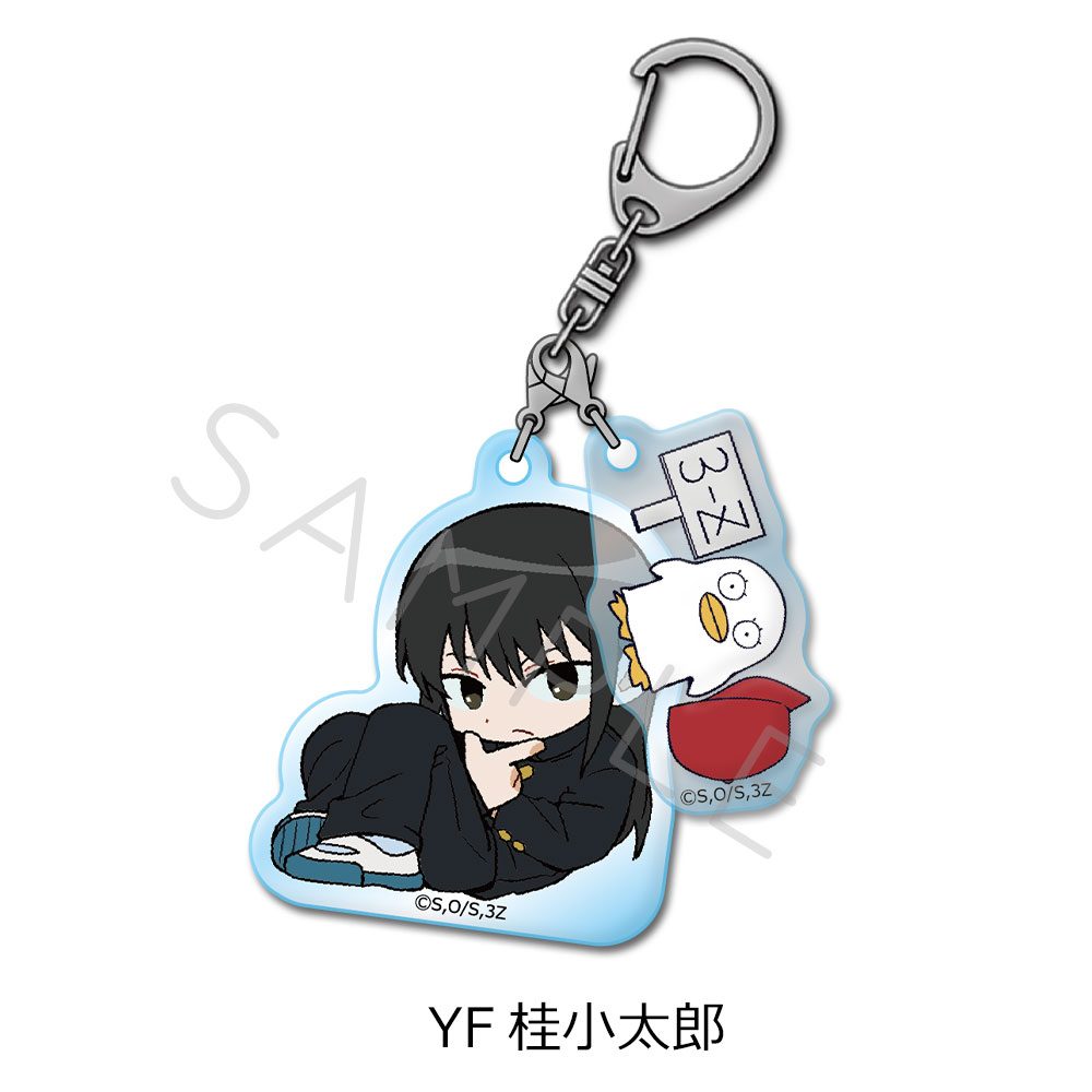 3年Z組銀八先生 アクリルキーホルダー ちぽっけシリーズ第2弾 YF 桂小太郎 ("3-Z Class Ginpachi-sensei" Acrylic Key Chain Chipokke Series Vol. 2 YF Katsura Kotarou)