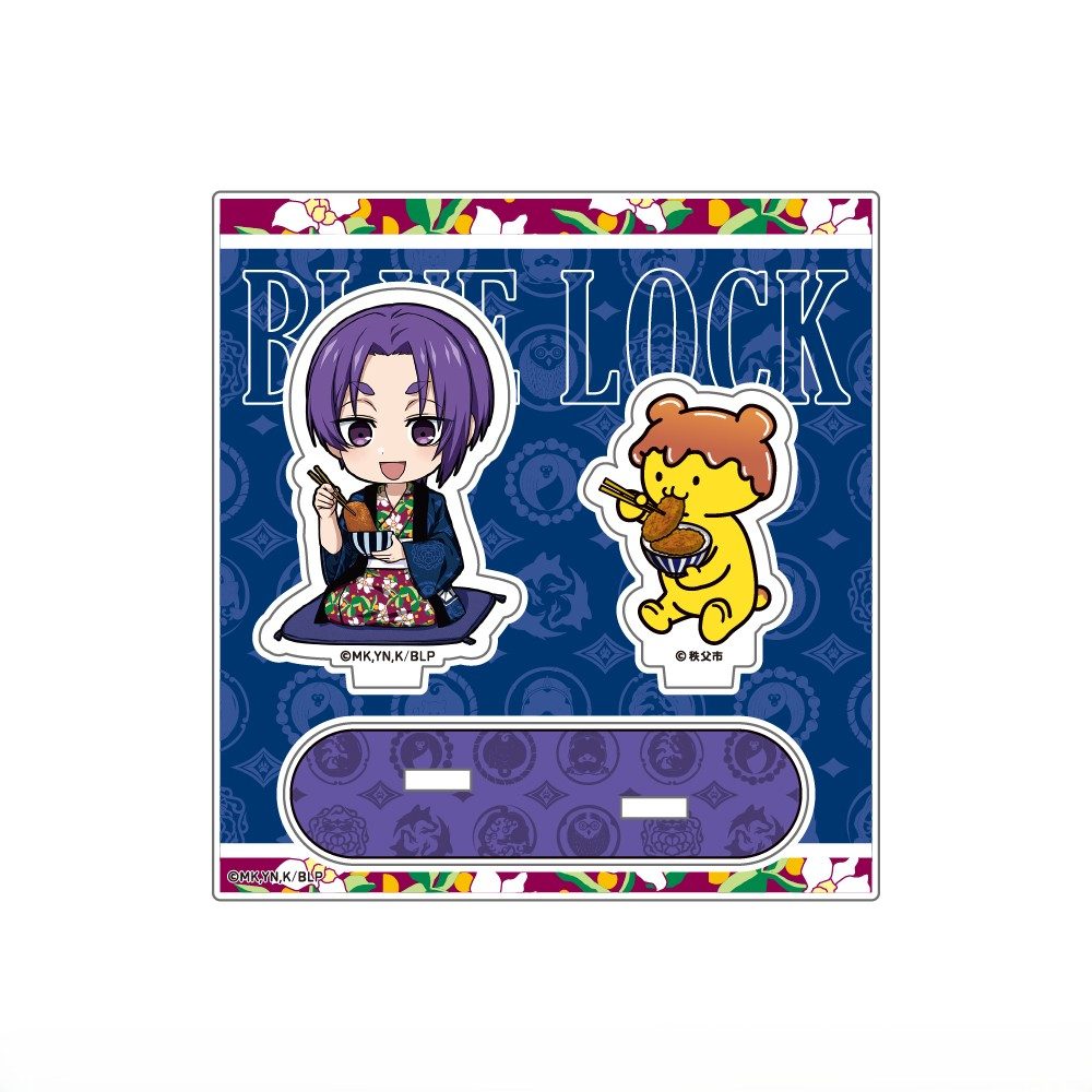 ブルーロック ポテくまくんと一緒のアクリルスタンド 御影玲王 ("Blue Lock" Potekuma-kun to Issho no Acrylic Stand Mikage Reo)