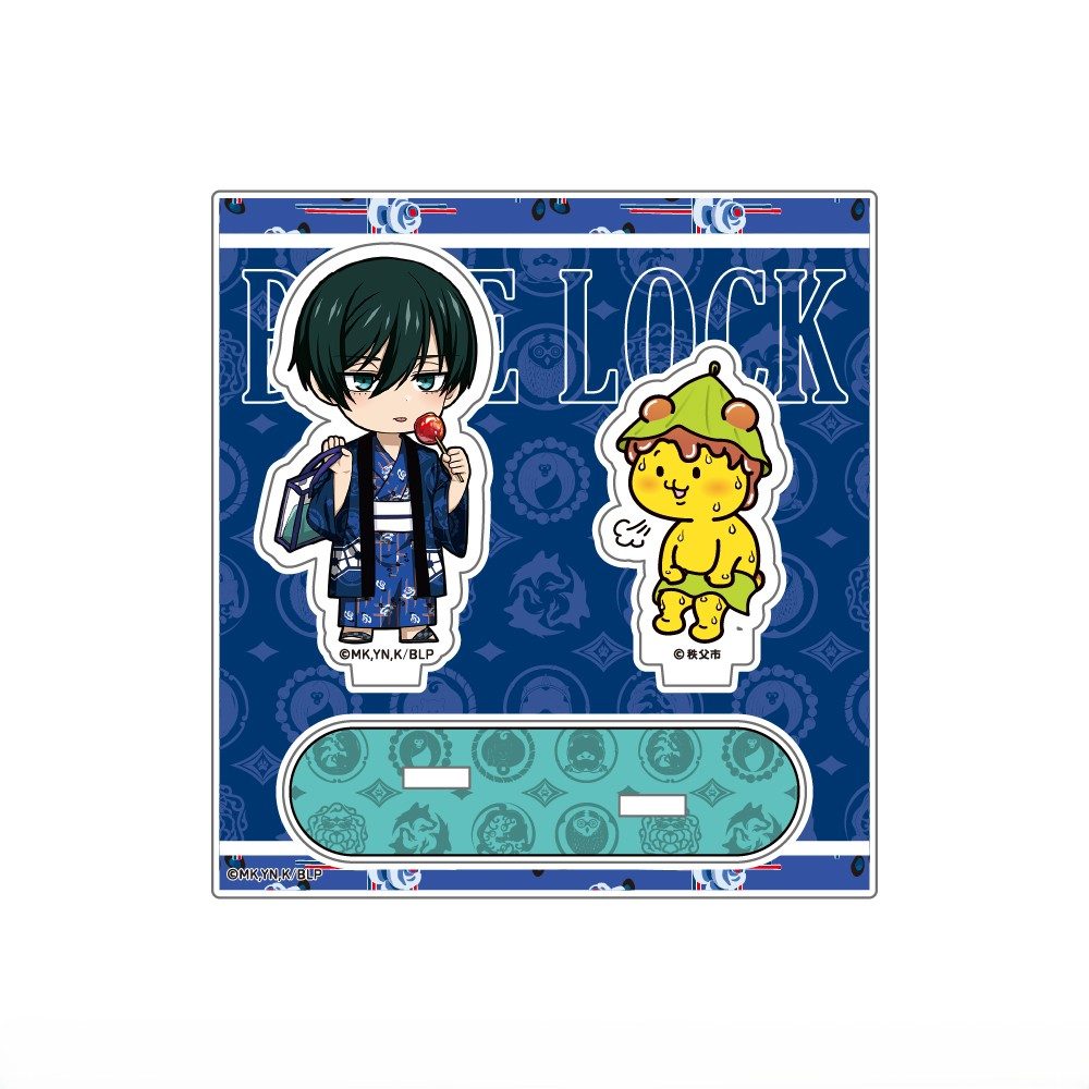 ブルーロック ポテくまくんと一緒のアクリルスタンド 糸師凛 ("Blue Lock" Potekuma-kun to Issho no Acrylic Stand Itoshi Rin)