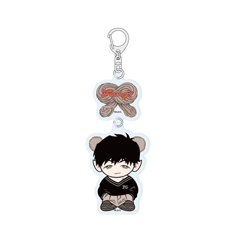 連結アクリルキーホルダー FANGS 04 青桐(描き下ろしイラスト) (Linked Acrylic Key Chain "FANGS" 04 Aogiri (Original Illustration))