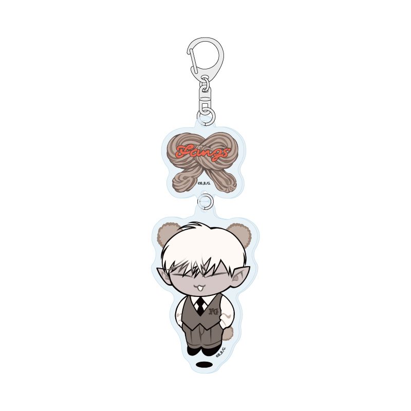 連結アクリルキーホルダー FANGS 06 メギ(描き下ろしイラスト) (Linked Acrylic Key Chain "FANGS" 06 Megi (Original Illustration))