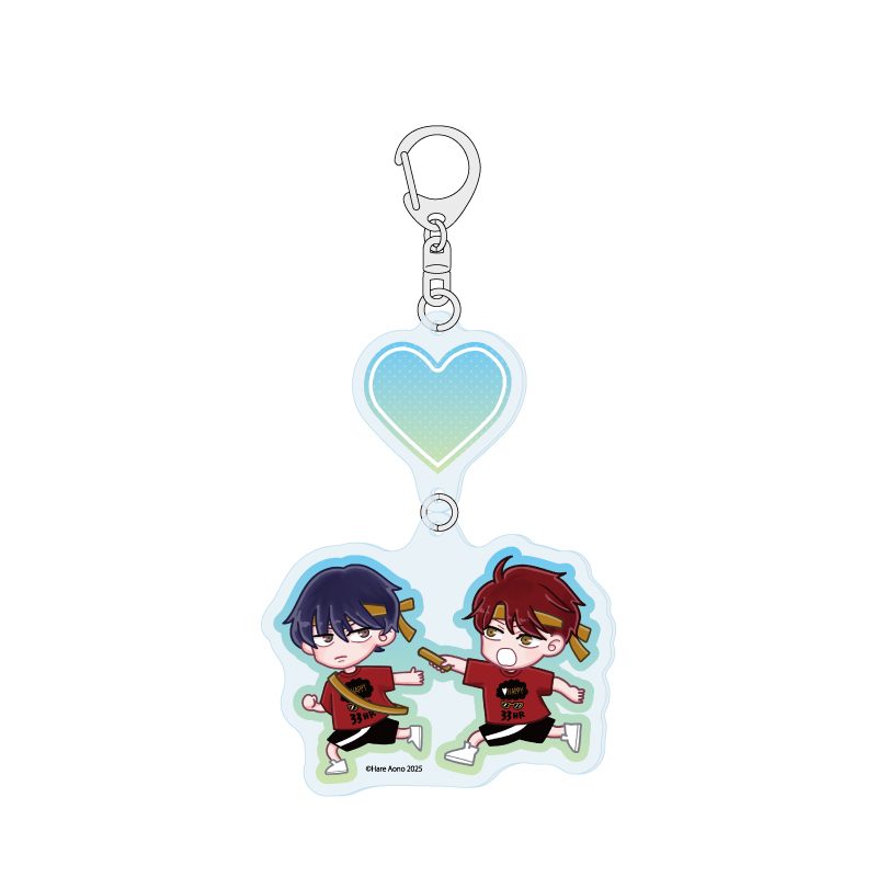 連結アクリルキーホルダー あらしといぶき 01 嵐士&伊吹A(描き下ろしイラスト) (Linked Acrylic Key Chain "Arashi and Ibuki" 01 Arashi & Ibuki A (Original Illustration))