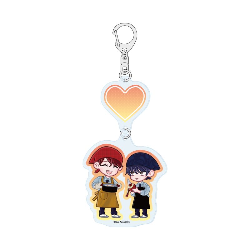 連結アクリルキーホルダー あらしといぶき 02 嵐士&伊吹B(描き下ろしイラスト) (Linked Acrylic Key Chain "Arashi and Ibuki" 02 Arashi & Ibuki B (Original Illustration))