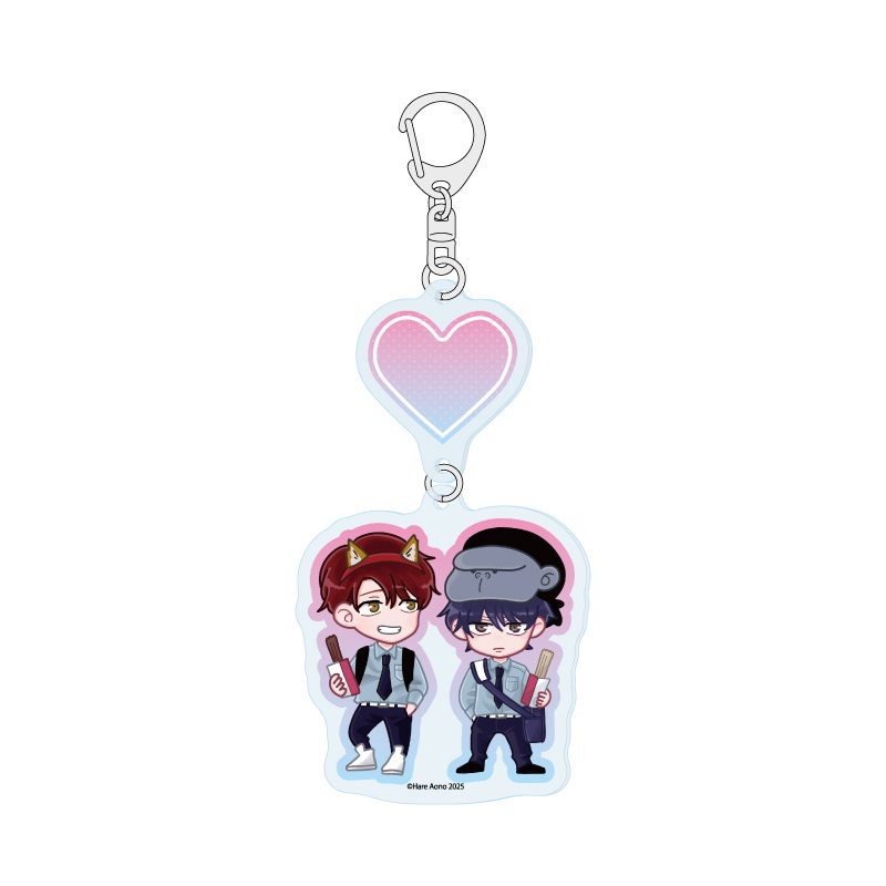 連結アクリルキーホルダー あらしといぶき 03 嵐士&伊吹C(描き下ろしイラスト) (Linked Acrylic Key Chain "Arashi and Ibuki" 03 Arashi & Ibuki C (Original Illustration))