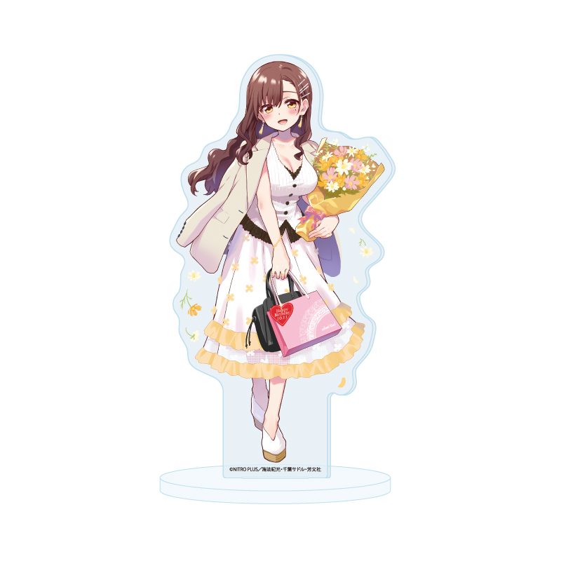 アクリルスタンド がっこうぐらし! 05 若狭悠里A(描き下ろしイラスト) (Acrylic Stand "School-Live!" 05 Wakasa Yuuri A (Original Illustration))